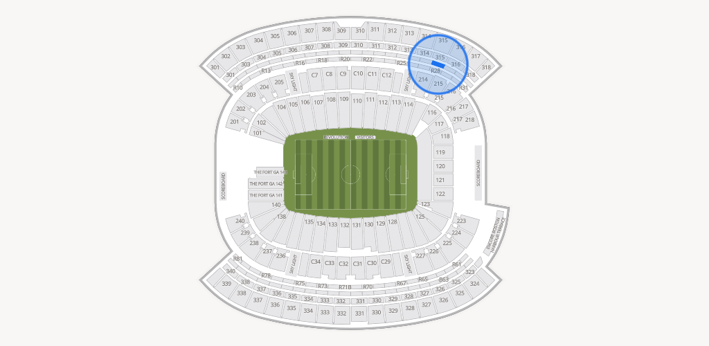 Gillette Stadium Seating Chart