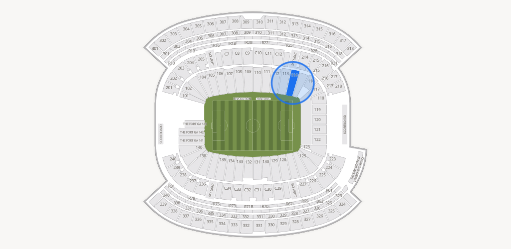 Gillette Stadium Seating Chart
