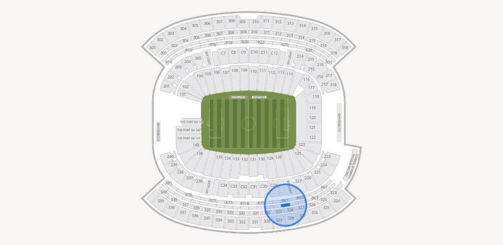 Gillette Stadium Seating Chart