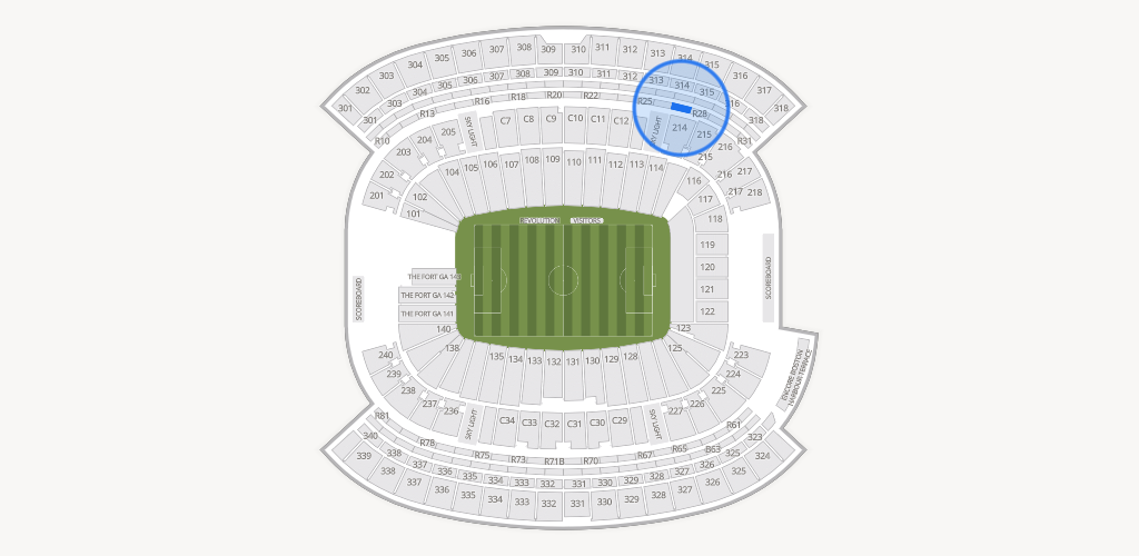 Gillette Stadium Seating Chart