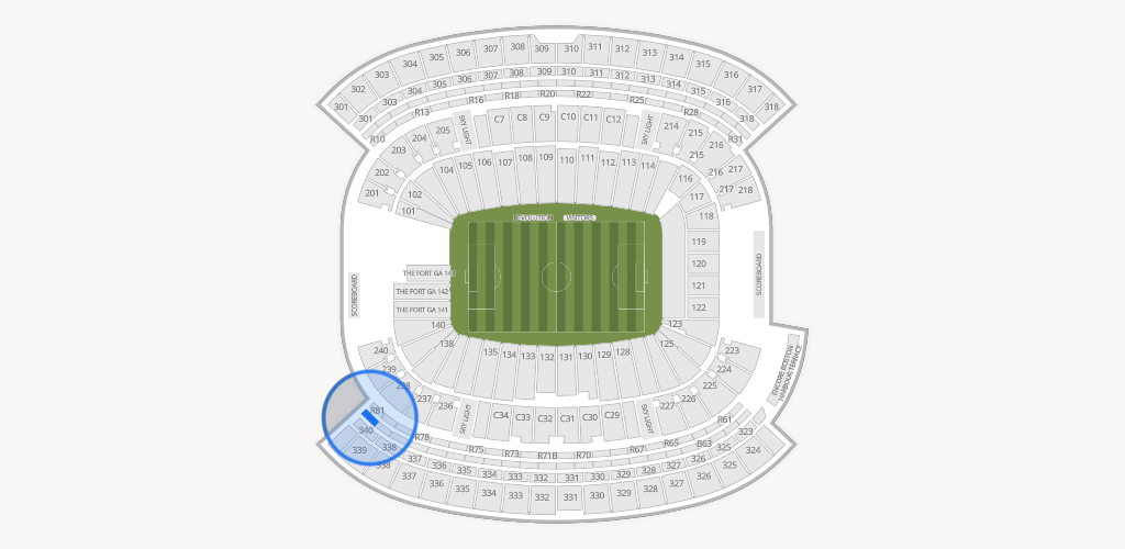 Gillette Stadium Seating Chart