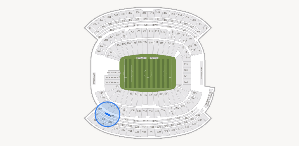Gillette Stadium Seating Chart