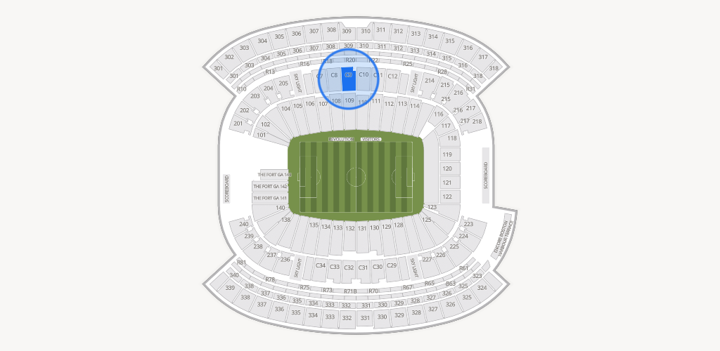 Gillette Stadium Seating Chart