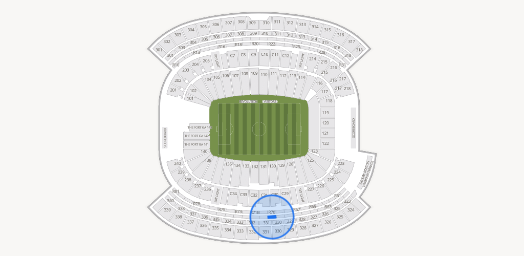 Gillette Stadium Seating Chart