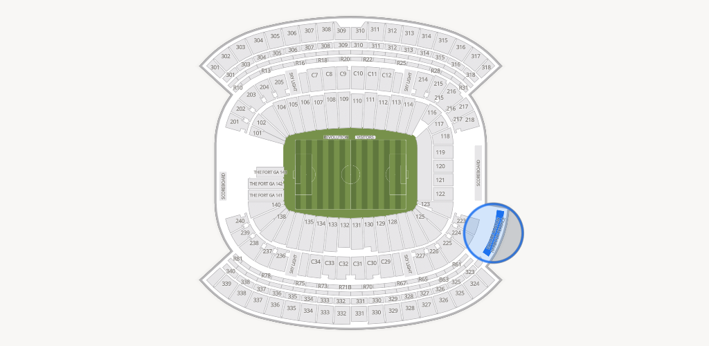 Gillette Stadium Seating Chart