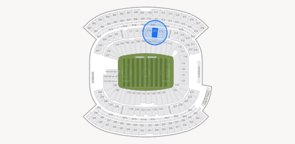 Gillette Stadium Seating Chart