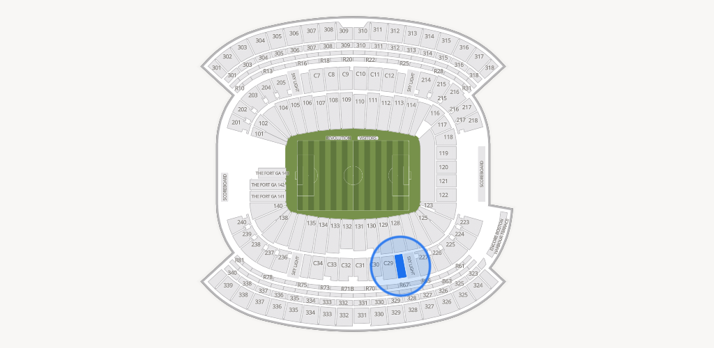 Gillette Stadium Seating Chart