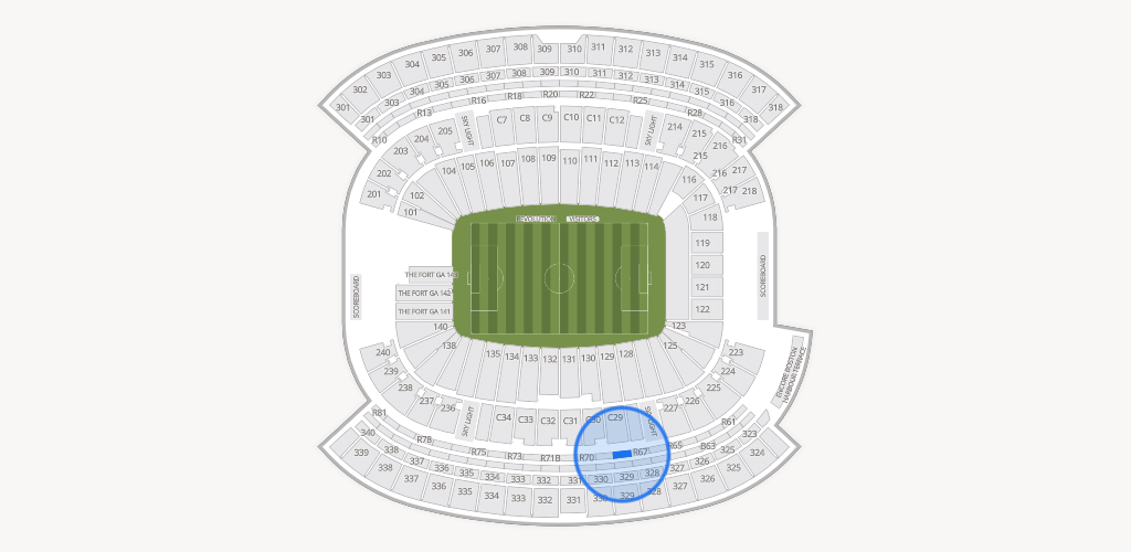 Gillette Stadium Seating Chart
