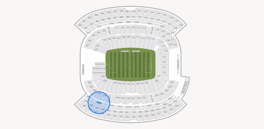 Gillette Stadium Seating Chart