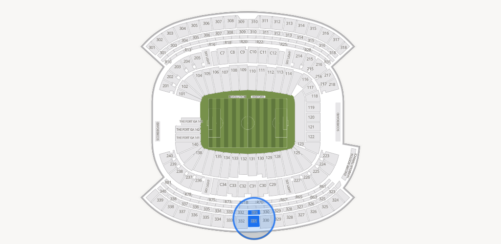 Gillette Stadium Seating Chart