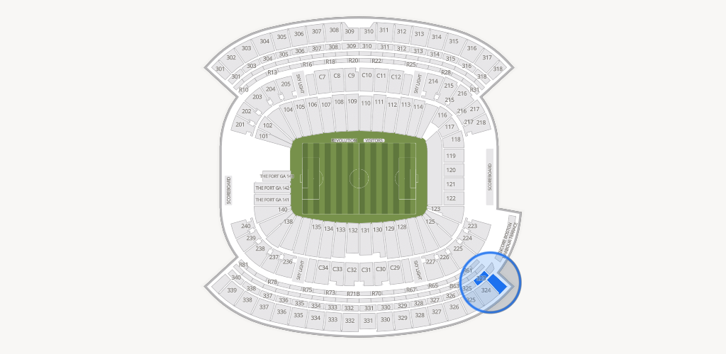 Gillette Stadium Seating Chart