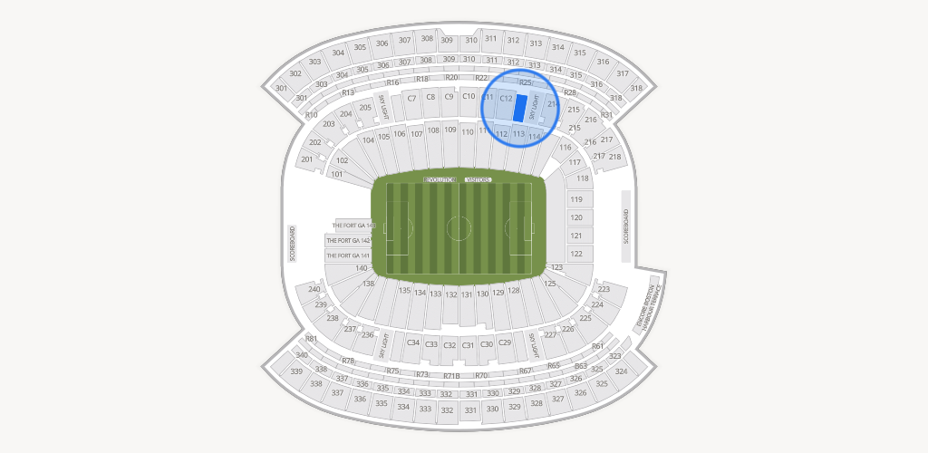 Gillette Stadium Seating Chart