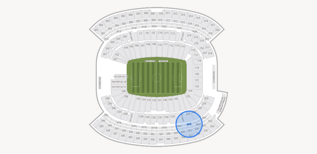 Gillette Stadium Seating Chart