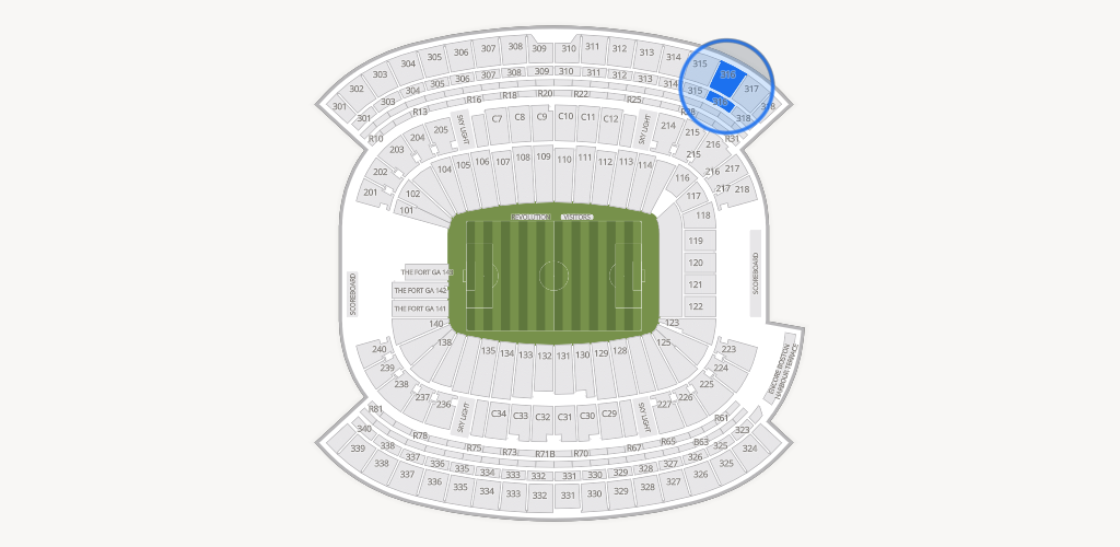 Gillette Stadium Seating Chart