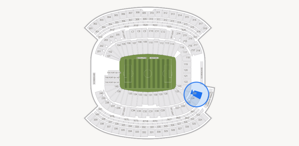 Gillette Stadium Seating Chart