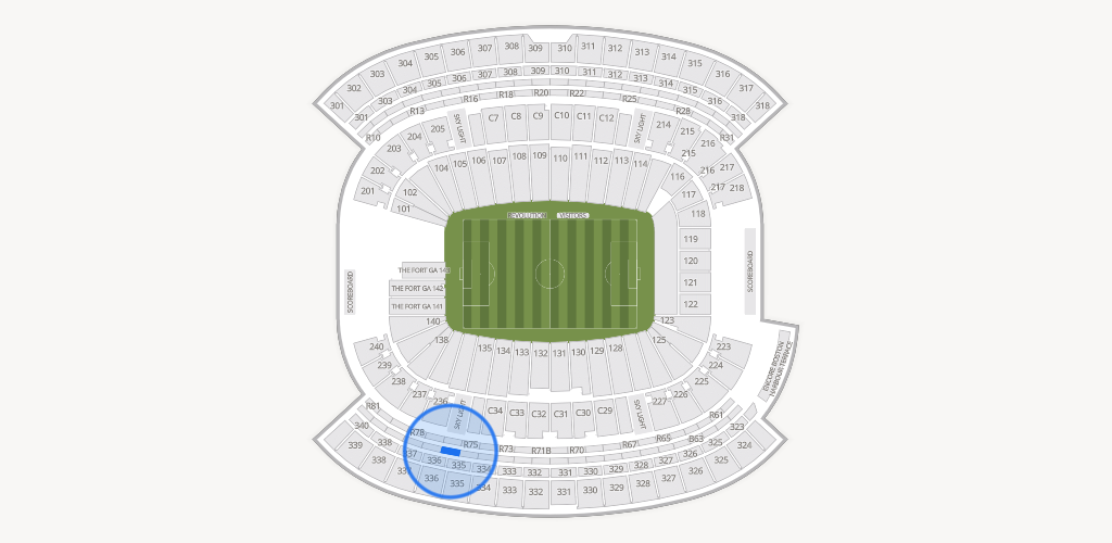 Gillette Stadium Seating Chart