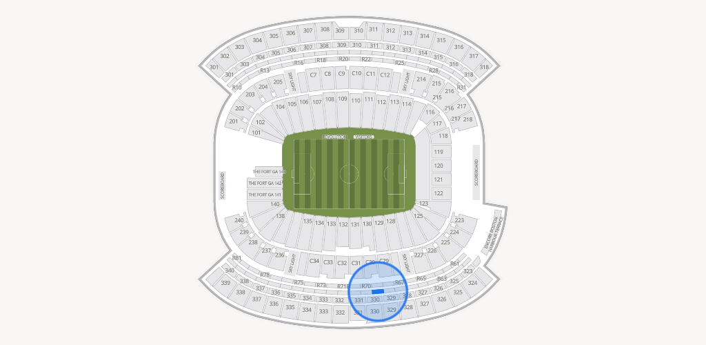 Gillette Stadium Seating Chart