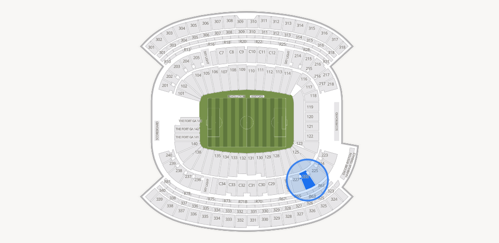 Gillette Stadium Seating Chart