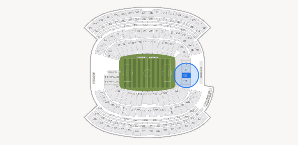Gillette Stadium Seating Chart