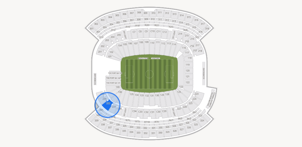 Gillette Stadium Seating Chart