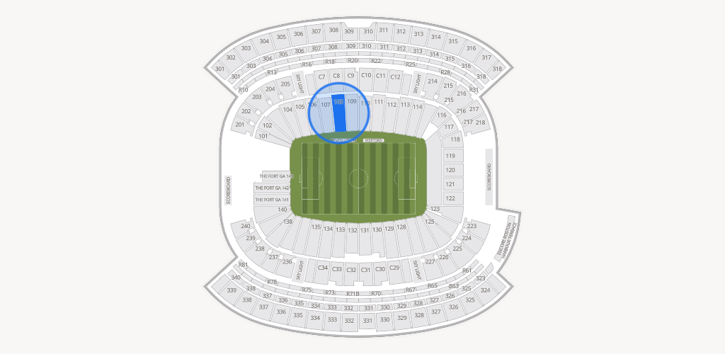 Gillette Stadium Seating Chart
