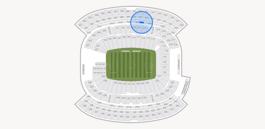 Gillette Stadium Seating Chart