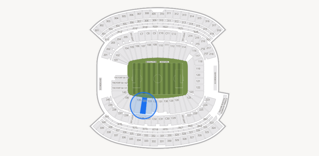 Gillette Stadium Seating Chart