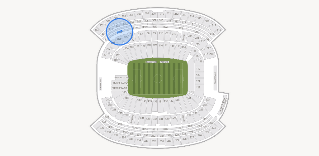 Gillette Stadium Seating Chart