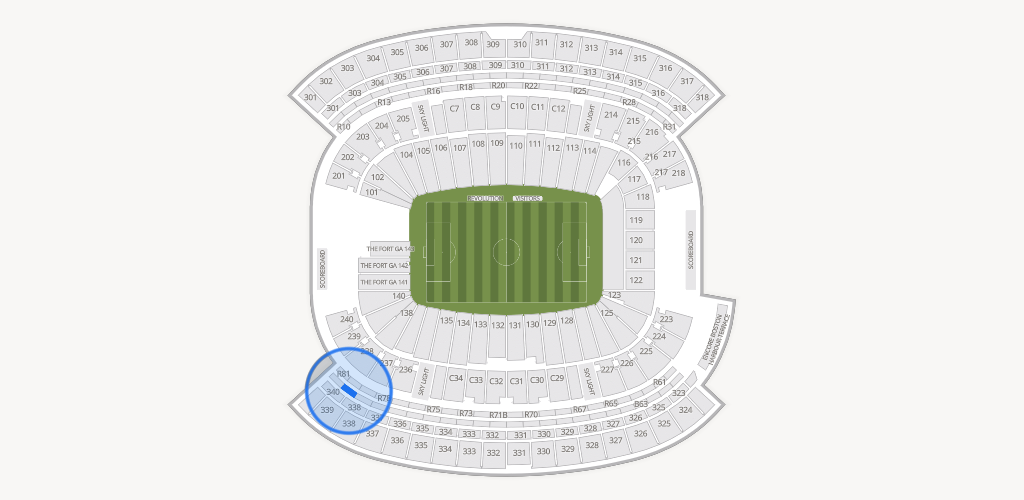 Gillette Stadium Seating Chart