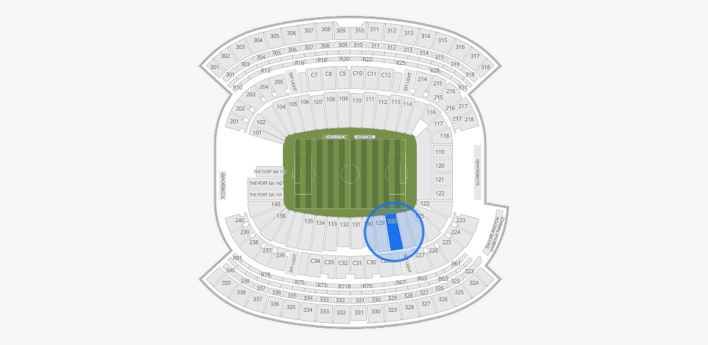 Gillette Stadium Seating Chart