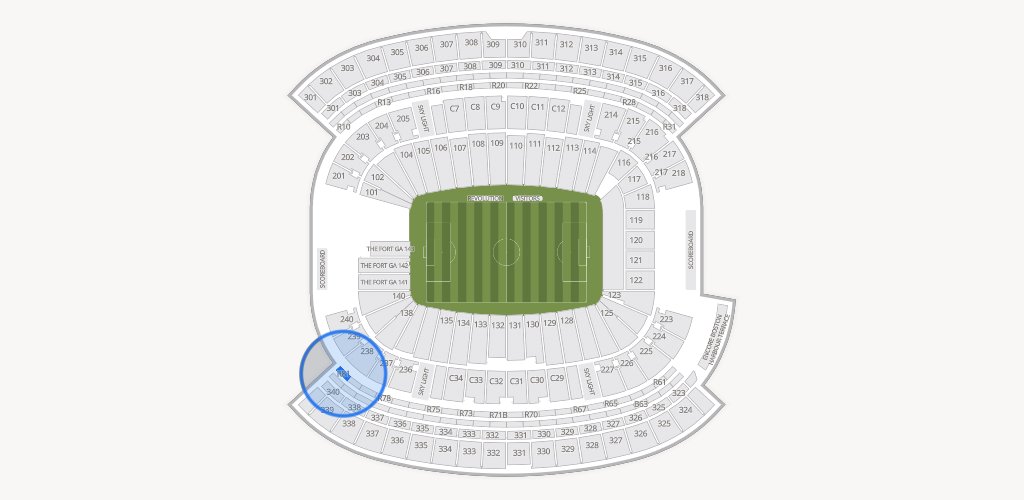 Gillette Stadium Seating Chart