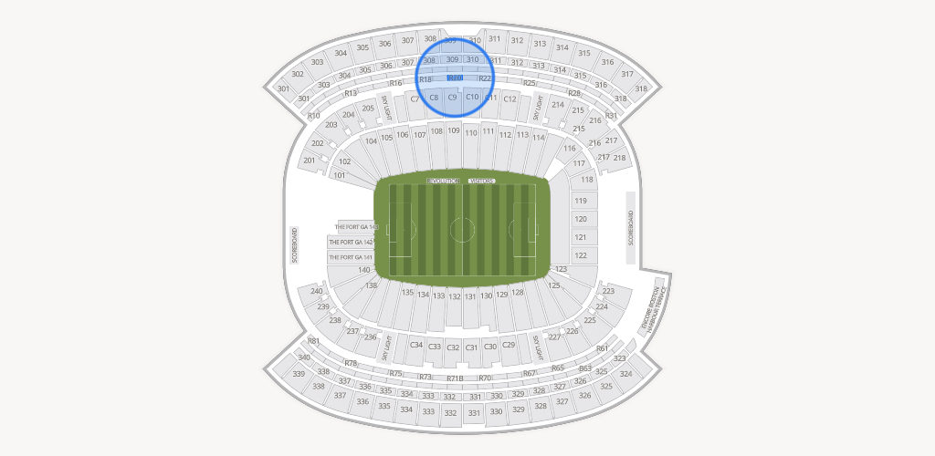 Gillette Stadium Seating Chart