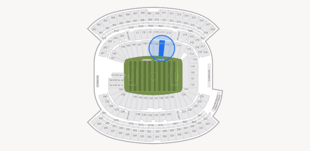Gillette Stadium Seating Chart