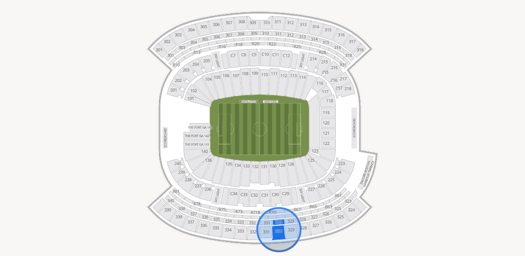 Gillette Stadium Seating Chart