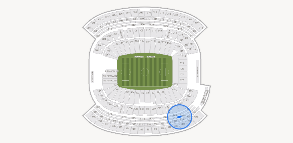 Gillette Stadium Seating Chart