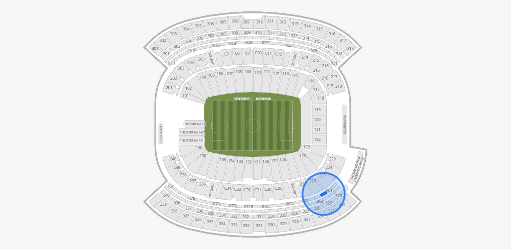 Gillette Stadium Seating Chart