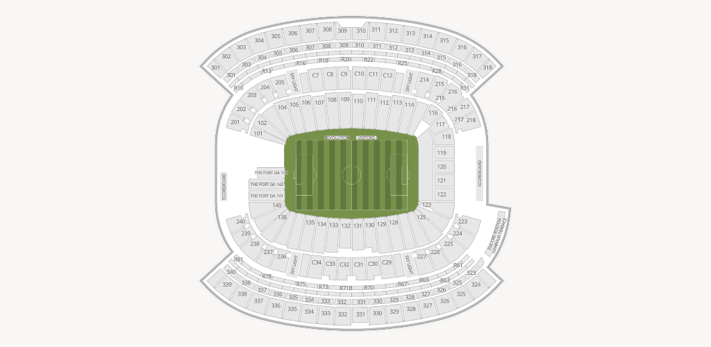 Gillette Stadium Seating Chart