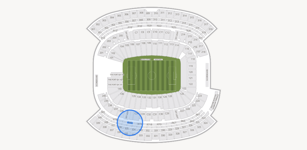 Gillette Stadium Seating Chart