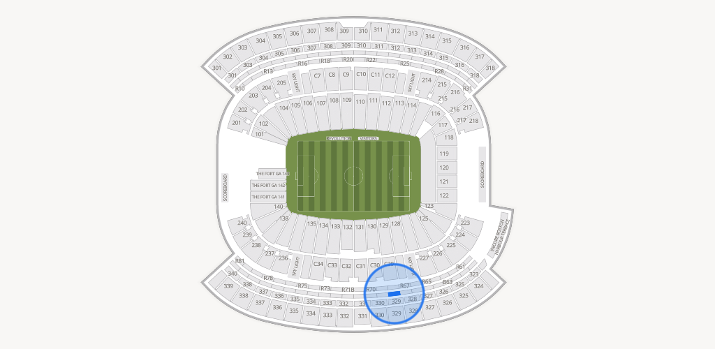 Gillette Stadium Seating Chart