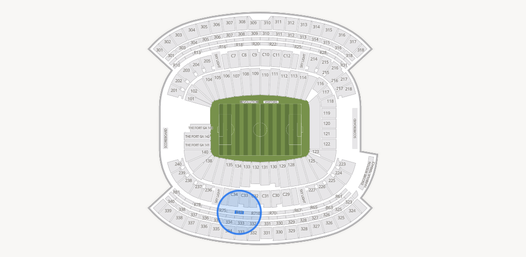 Gillette Stadium Seating Chart