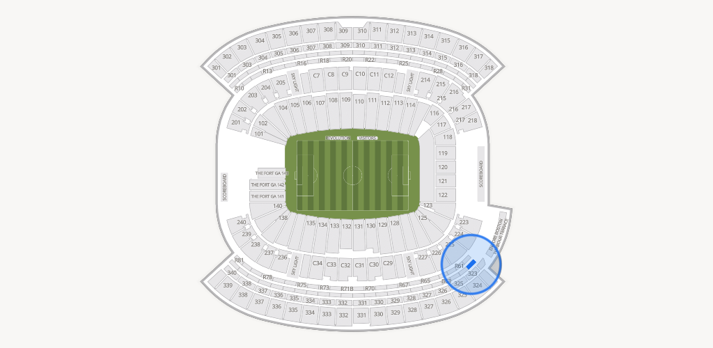 Gillette Stadium Seating Chart
