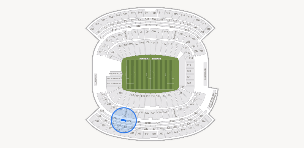 Gillette Stadium Seating Chart