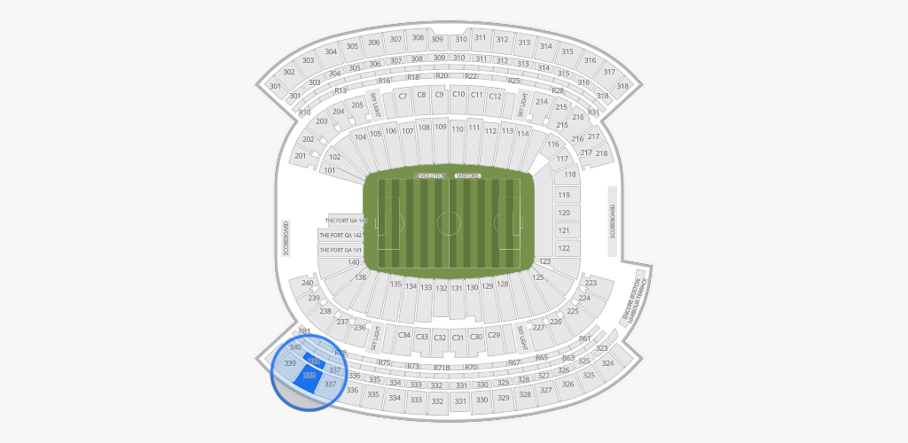 Gillette Stadium Seating Chart