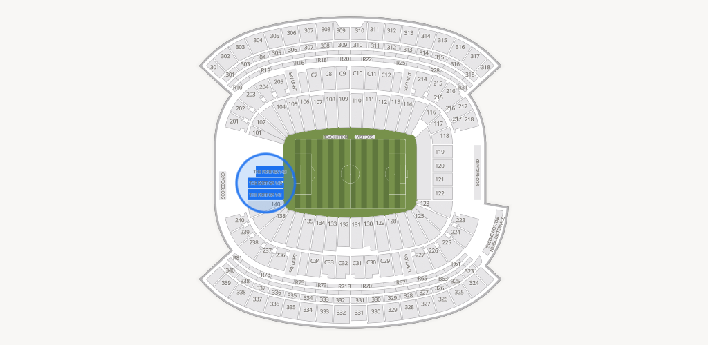 Gillette Stadium Seating Chart