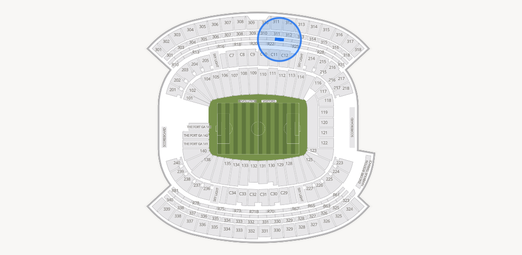 Gillette Stadium Seating Chart