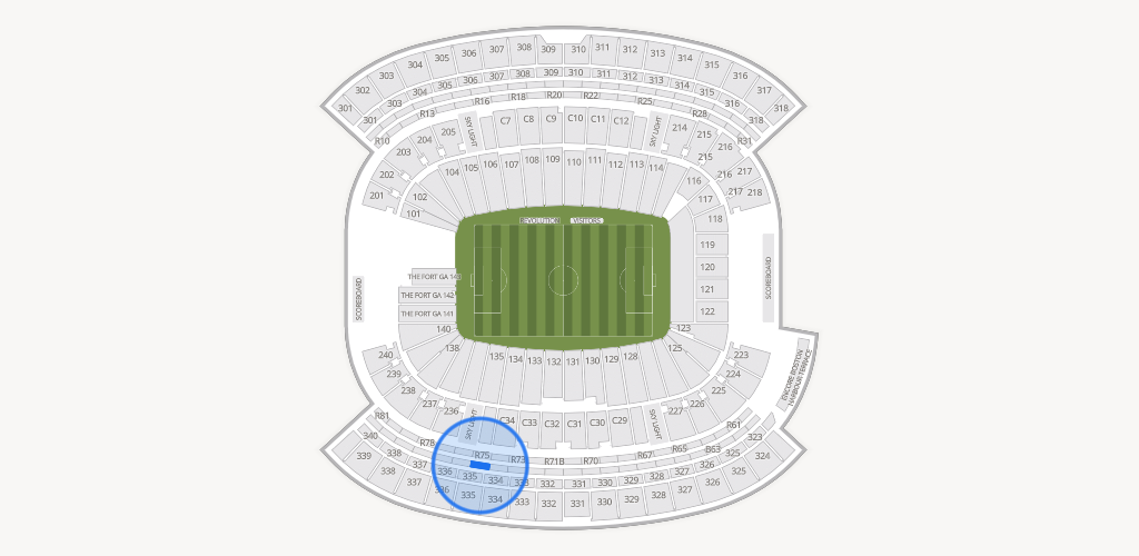 Gillette Stadium Seating Chart