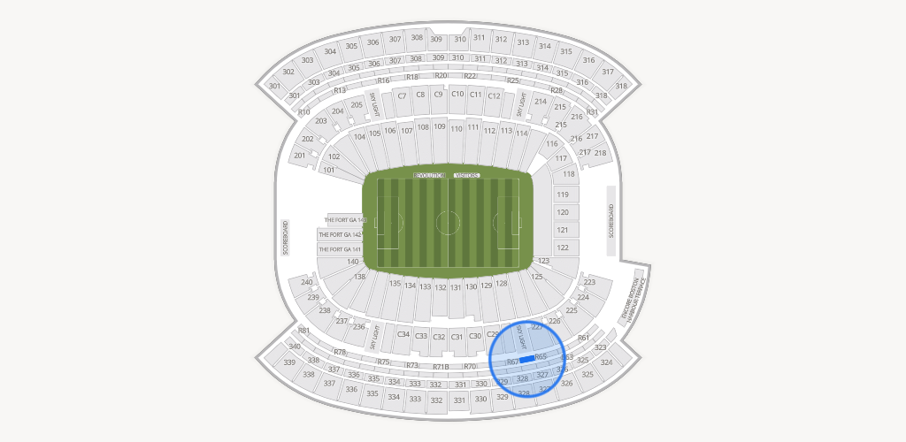 Gillette Stadium Seating Chart