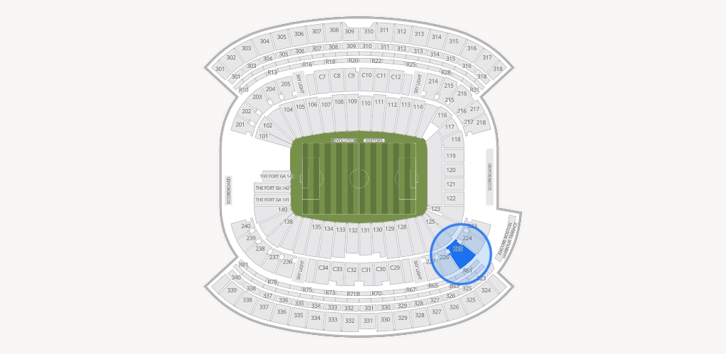 Gillette Stadium Seating Chart