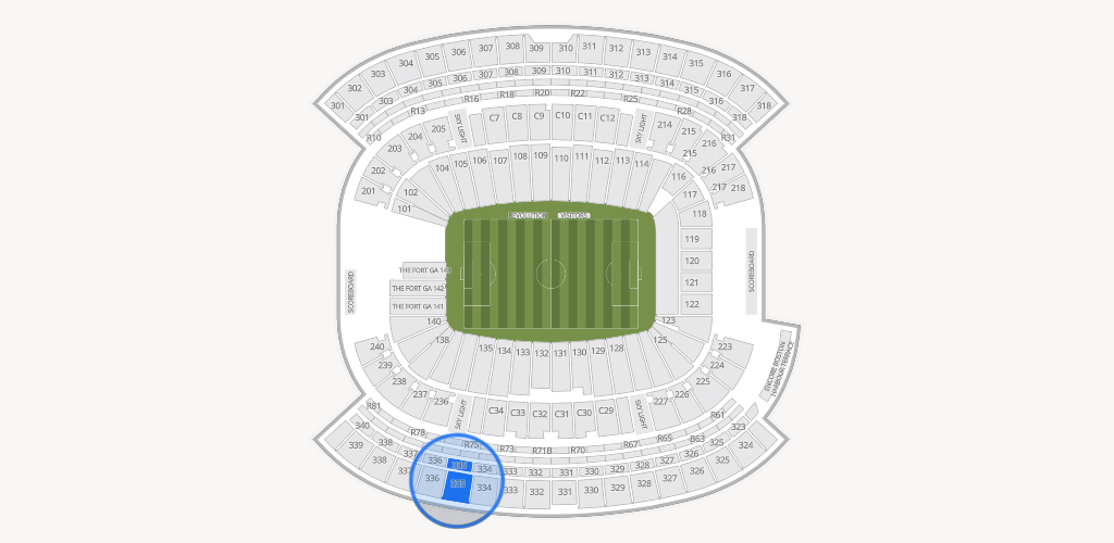 Gillette Stadium Seating Chart