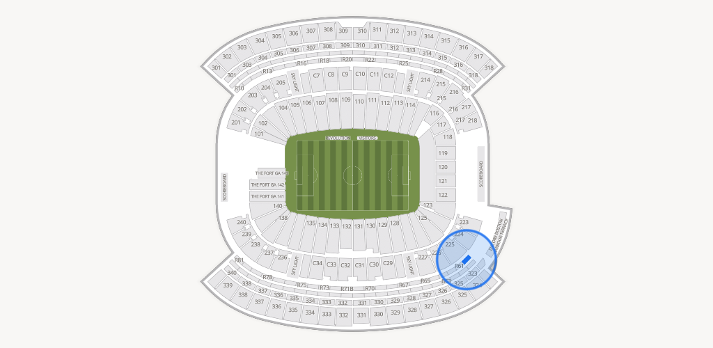 Gillette Stadium Seating Chart